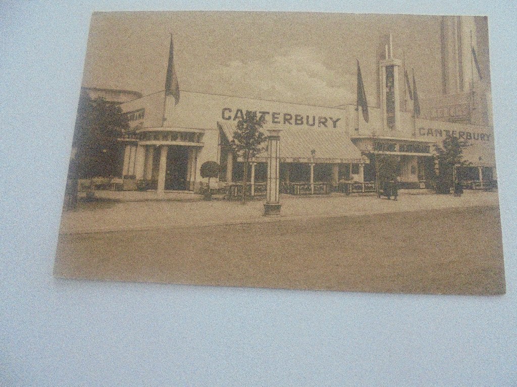 brussel expo 1935-taverne  canterbury, Envoi, 1920 à 1940, Non affranchie, Bruxelles (Capitale)