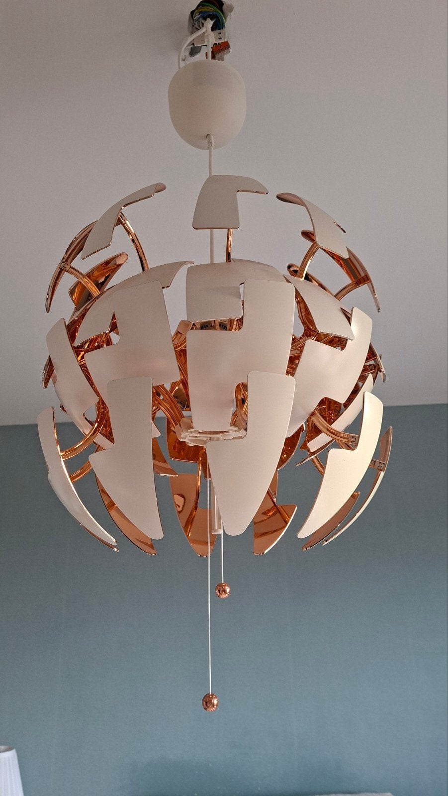 lusters 3 st, Huis en Inrichting, Ophalen, Zo goed als nieuw, Metaal, Modern