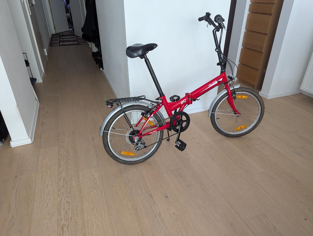 Vouwfiets als nieuw, Fietsen en Brommers, 20 inch of meer, Versnellingen, Zo goed als nieuw, Totaal opvouwbaar