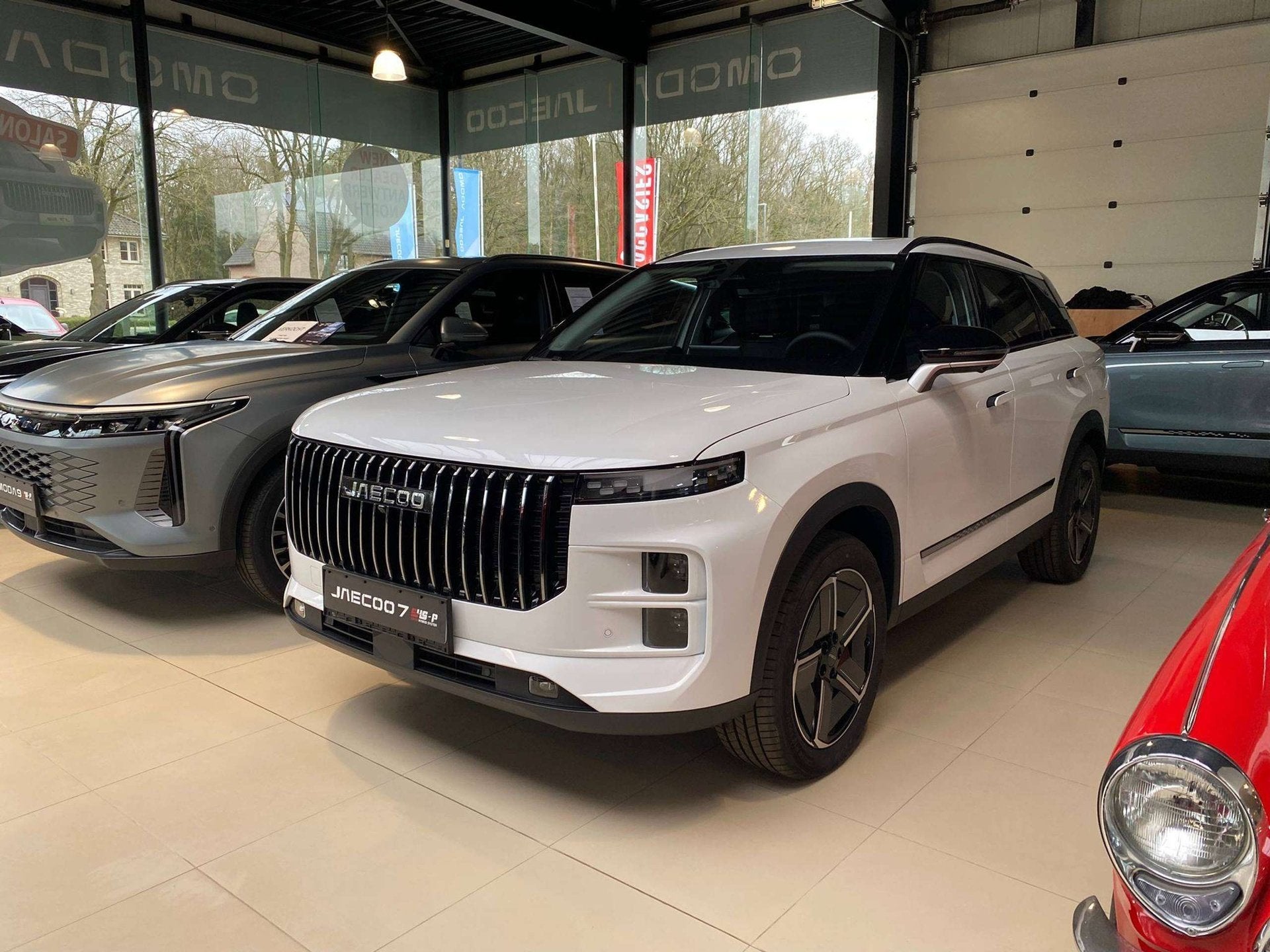 Jaecoo J7 PHEV Exclusive Full Option 7 jaar garantie -€3.0, Autos, Neuf, Entreprise, Hybride rechargeable, Noir