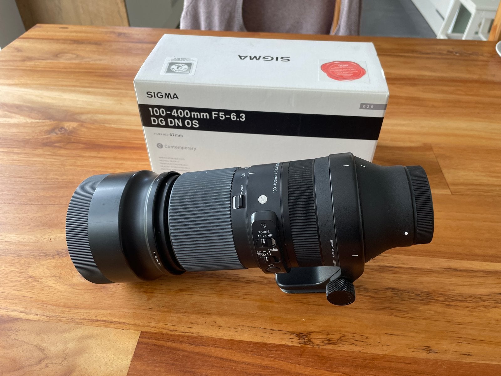 SIGMA 100-400mm F5-6.3 DG DN OS | Contemporary pour Sony FE, Enlèvement, Utilisé, Téléobjectif, Zoom