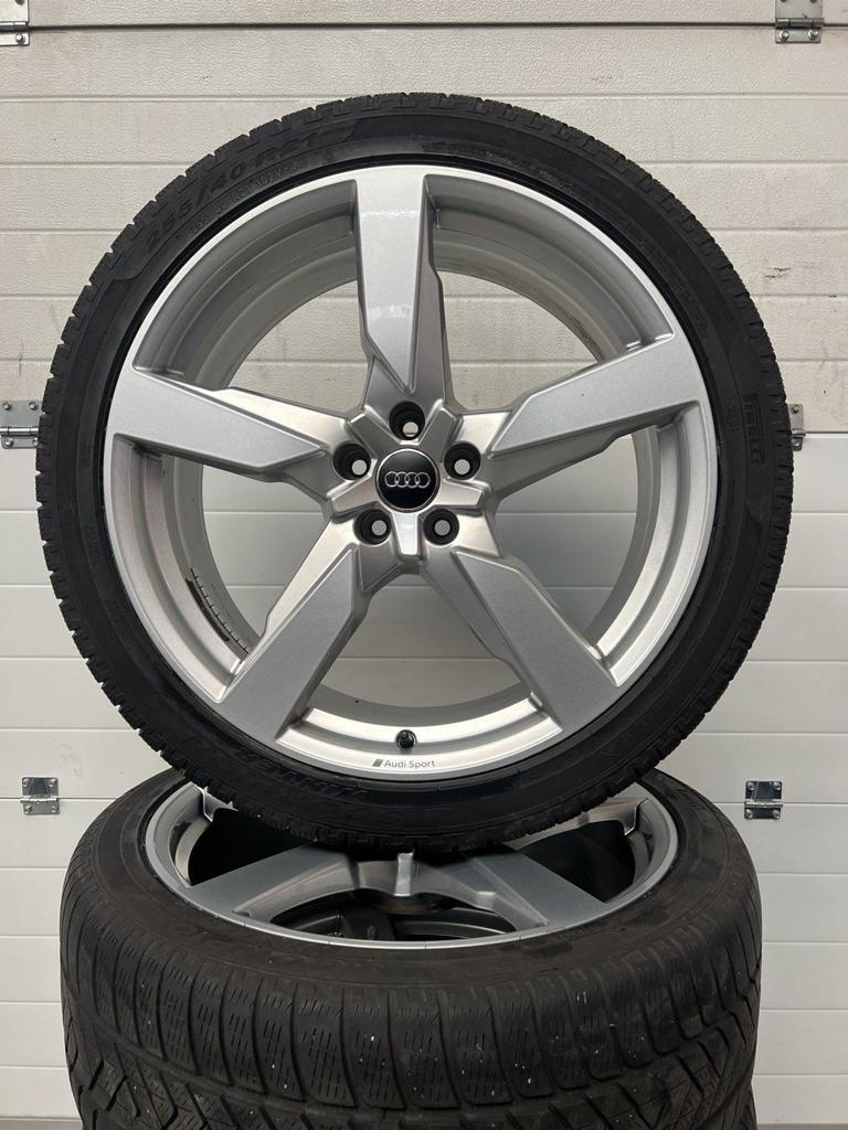 21’’ AUDI Q5 SQ5 VELGEN WINTERBANDEN ORIG TPMS DEMO SET, Auto-onderdelen, Gebruikt, 255 mm, -, -