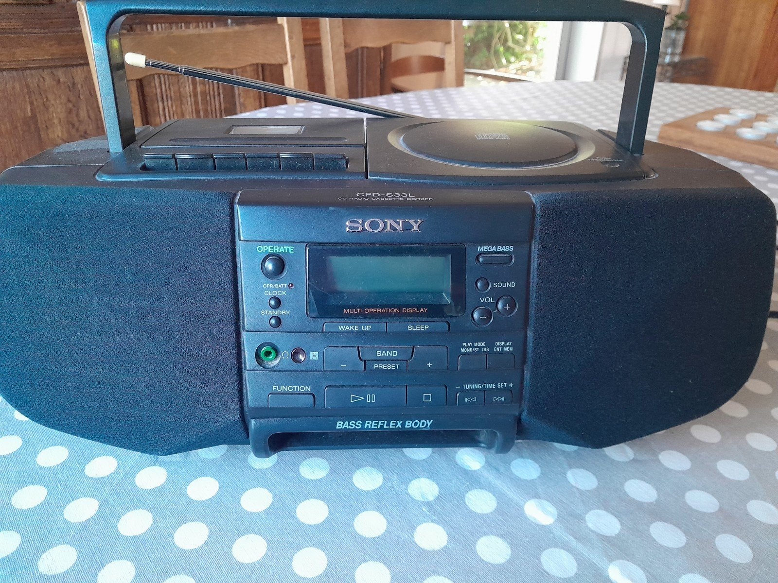 Sony CD.Cassette.Radiospeler, Ophalen, Gebruikt, Radio