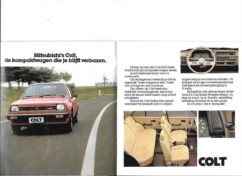 MITSUBISHI  1982, Livres, Autos | Brochures & Magazines, Enlèvement ou Envoi, Comme neuf, Mitsubishi