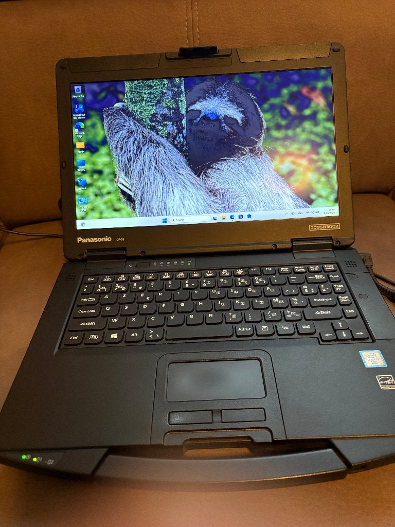 Toughbook CF-54 de Panasonic, Enlèvement, Utilisé, SSD, Azerty