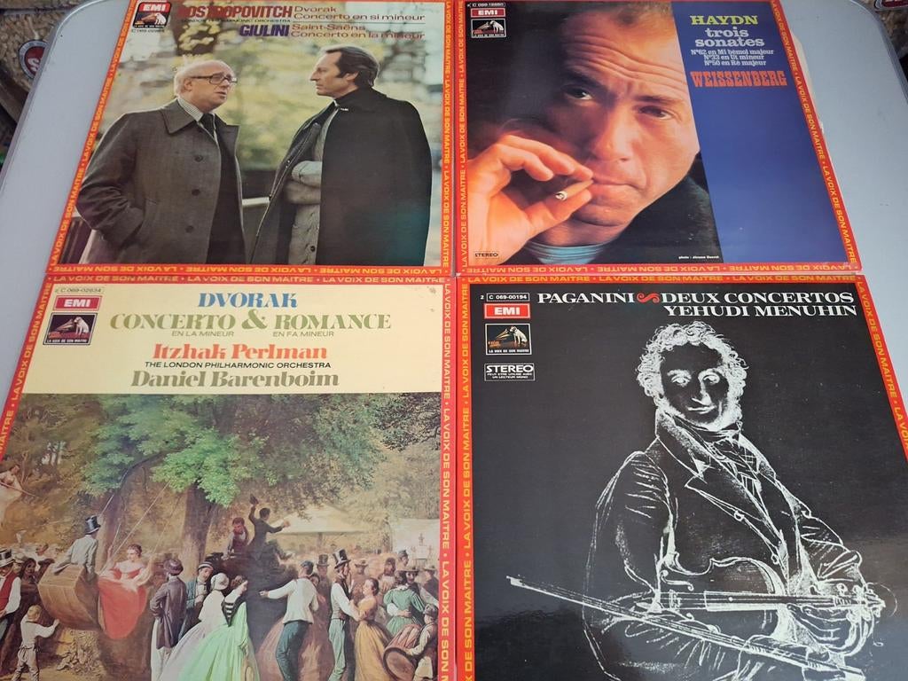 Lot 89 x Lp's Vinyl EMI - La Voix De Son Maître, Gebruikt, 12 inch