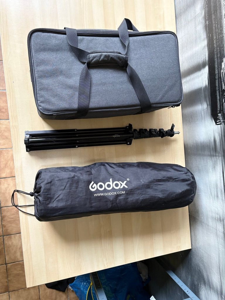 GODOX VL200 – KIT ÉCLAIRAGE VIDÉO, TV, Hi-fi & Vidéo, Lampe LED, Utilisé, Godox, Enlèvement