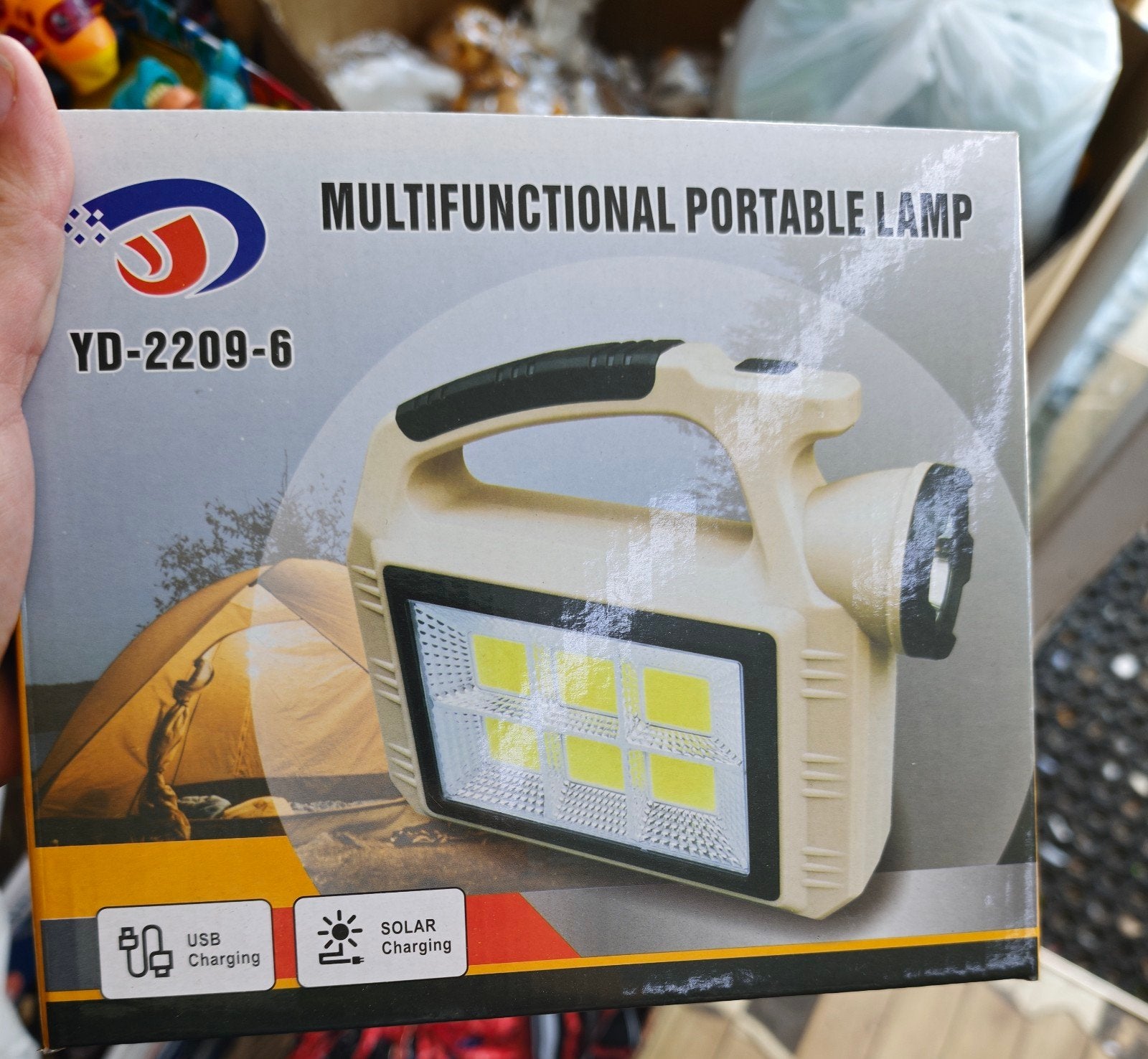 Zaklamp, Ophalen