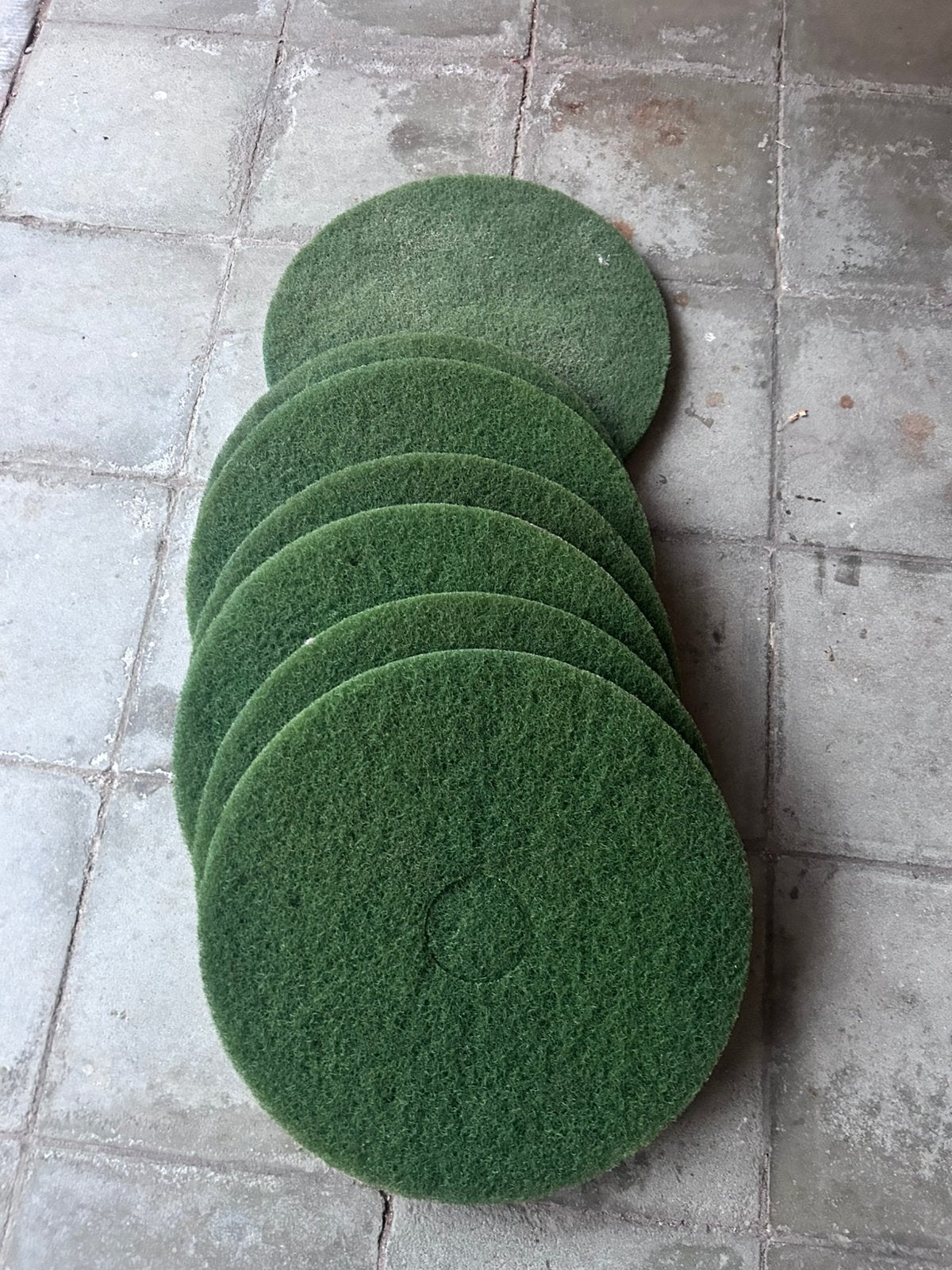 Pad vert ROMUS Ø430 mm recurage , monobrosse, Enlèvement, Comme neuf