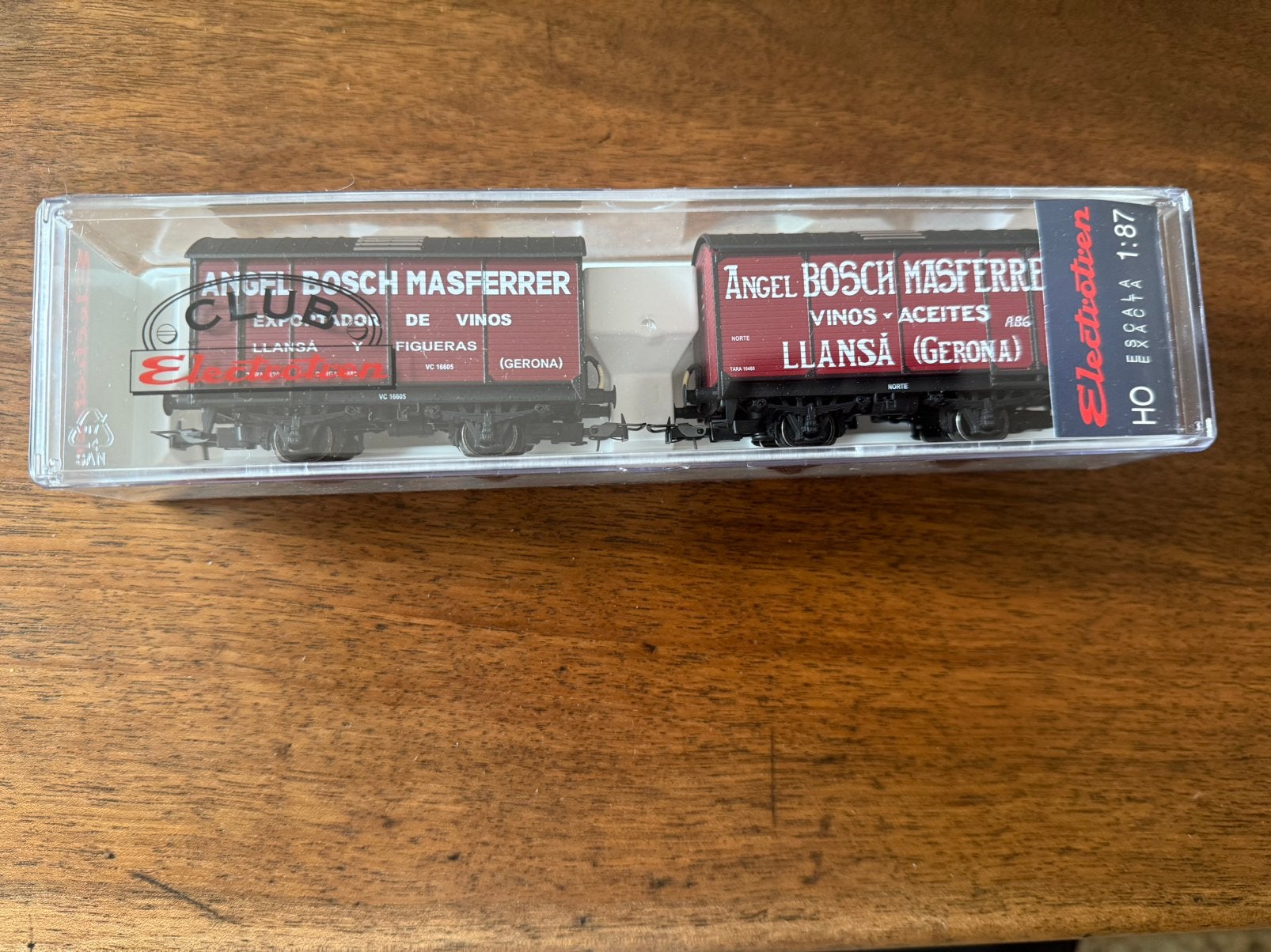 Electrotren 1980 - ZELDZAME set van 2 wagens Cuba Club HO, Hobby en Vrije tijd, Modeltreinen | H0, Zo goed als nieuw, Ophalen of Verzenden