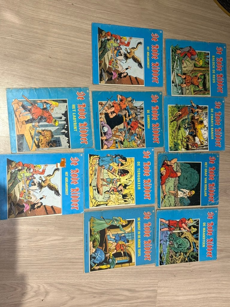 De rode ridder, Boeken, Meerdere stripboeken, Ophalen, Gelezen