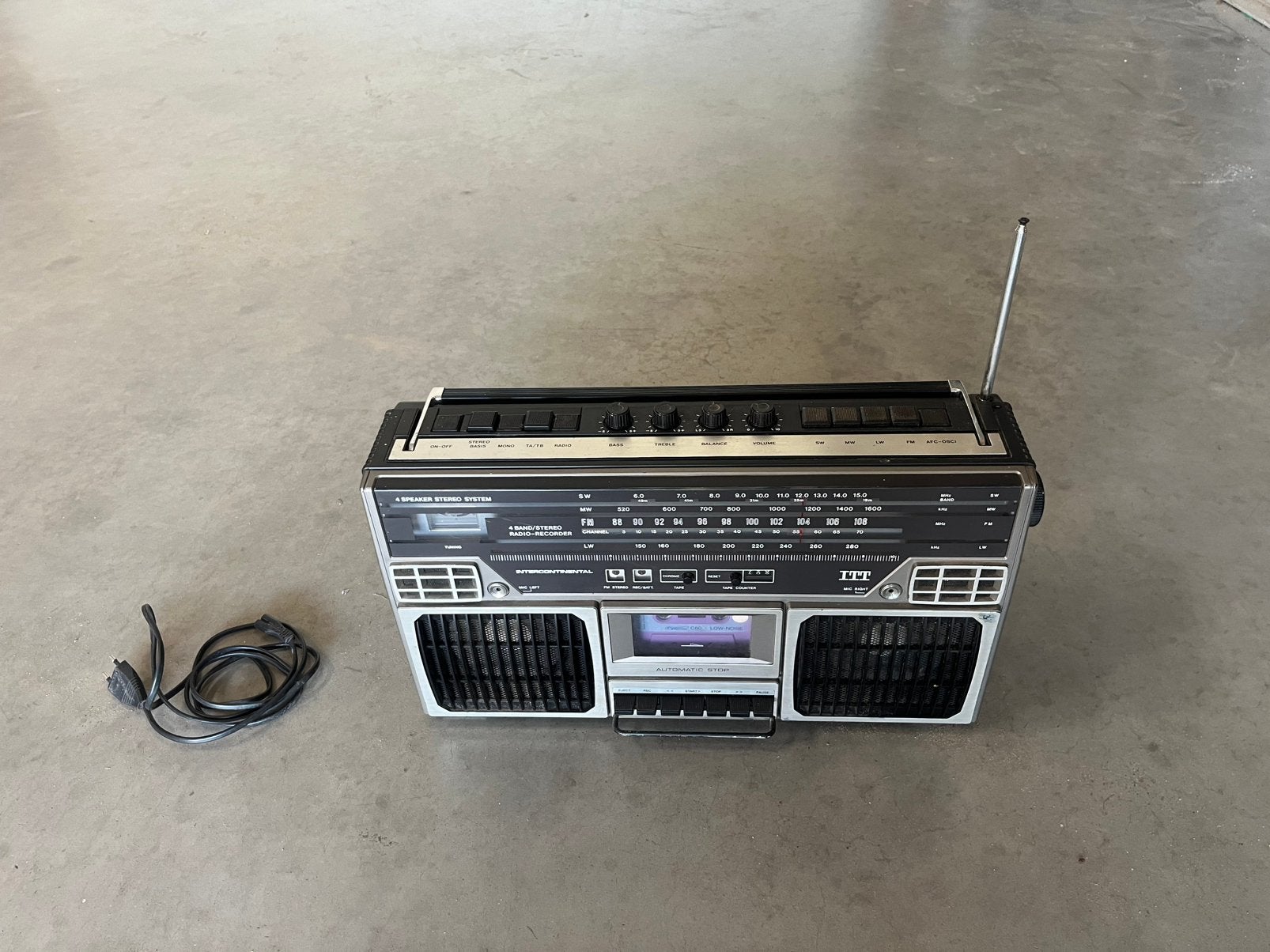 ITT vintage radio, TV, Hi-fi & Vidéo, Enlèvement, Utilisé, Radio