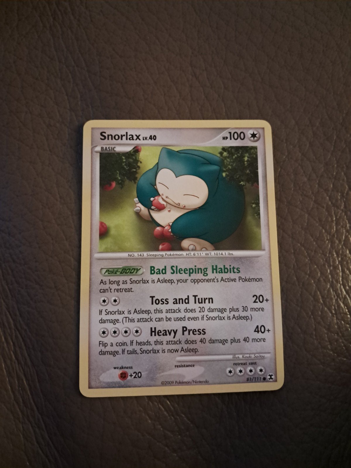 Pokemon kaart, Enlèvement