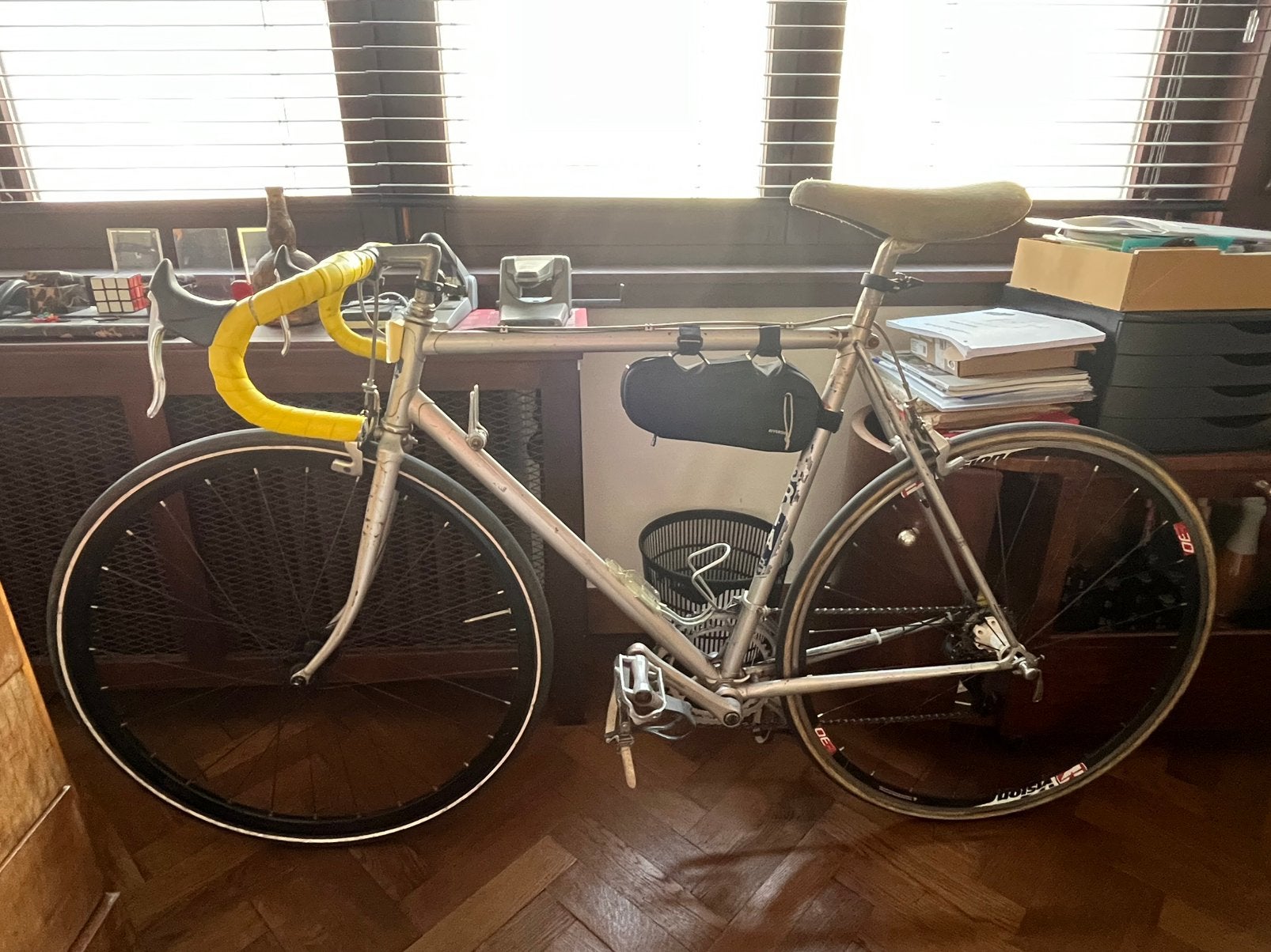 Retro koersfiets, Ophalen, Gebruikt