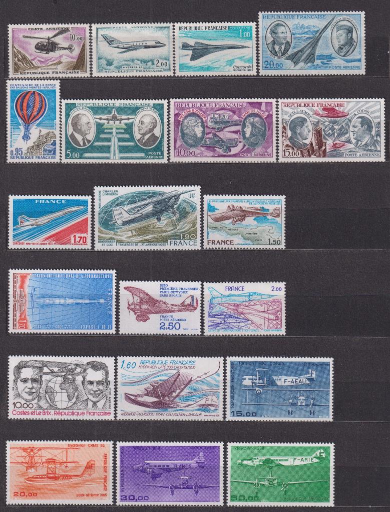 Frankrijk Luchtpostzegels 1959-1987 **, Postzegels en Munten, Verzenden, Postfris