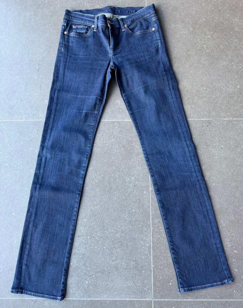 Jeans straight fit 7 for all mankind, Enlèvement ou Envoi, Porté, Bleu, W30 - W32 (confection 38/40)