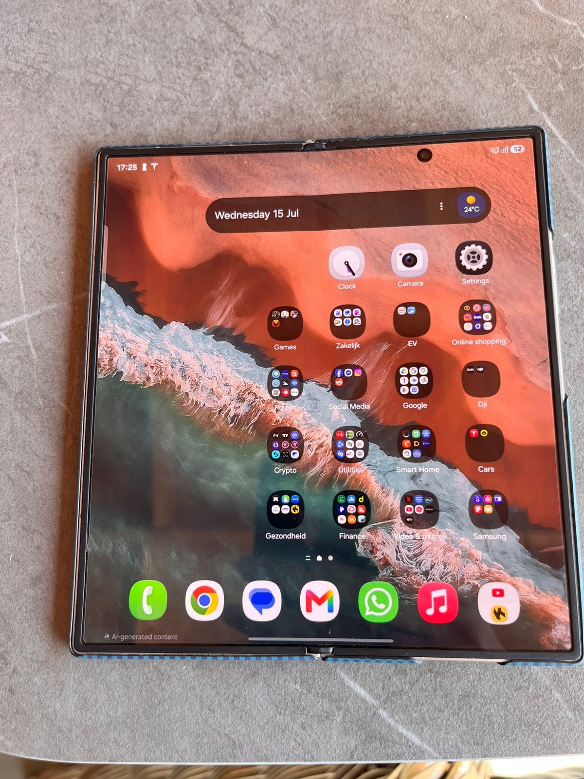 Samsung galaxy Zfold 7 515 GB silver als nieuw, 10 mégapixels ou plus, Enlèvement ou Envoi, Sans abonnement, Android OS