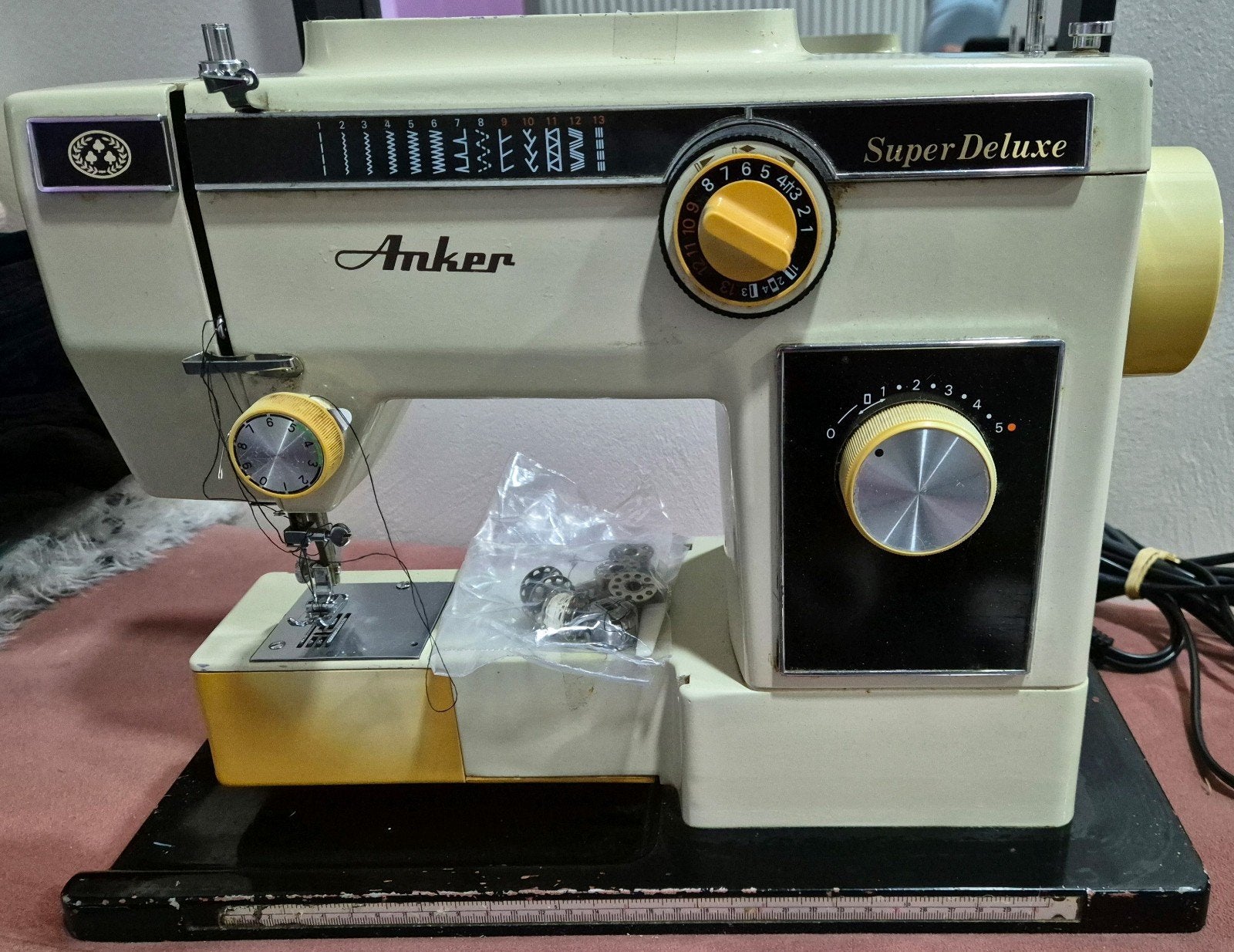 Naaimachine Anker, Hobby en Vrije tijd, Naaimachines en Toebehoren, Ophalen of Verzenden, Zo goed als nieuw, Naaimachine