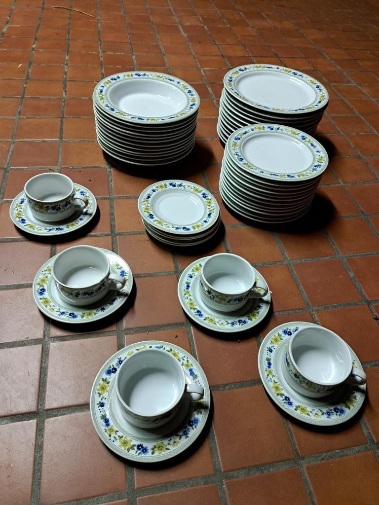 Vintage servies Kahla, Antiek en Kunst, Antiek | Servies compleet, Ophalen of Verzenden