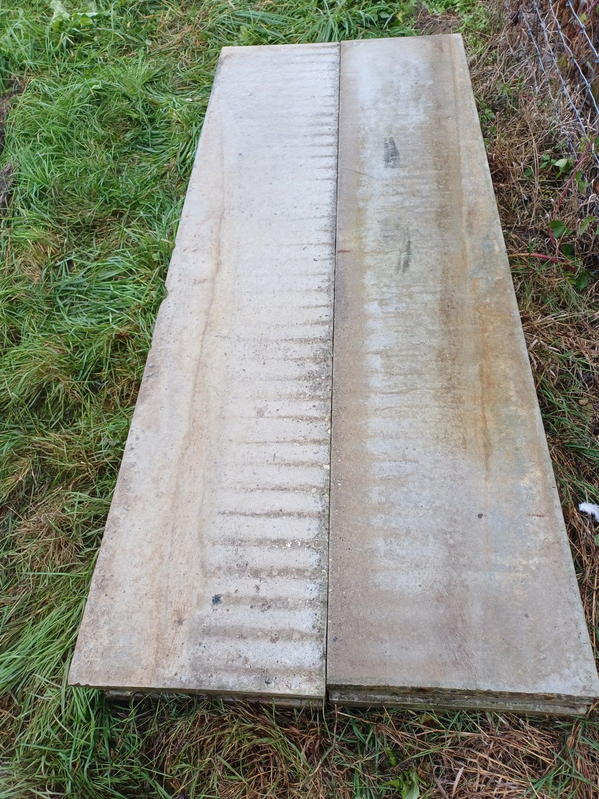 betonnen platen, Ophalen