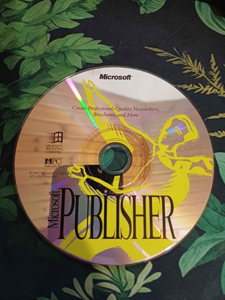 Microsoft Publisher 1993 CD, Enlèvement ou Envoi, Comme neuf, Publisher