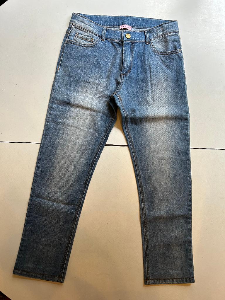 Jeans BROEK - maat 152 - merk MONNALISA, Kinderen en Baby's, Kinderkleding | Maat 152, Broek, Meisje, Ophalen of Verzenden, Zo goed als nieuw