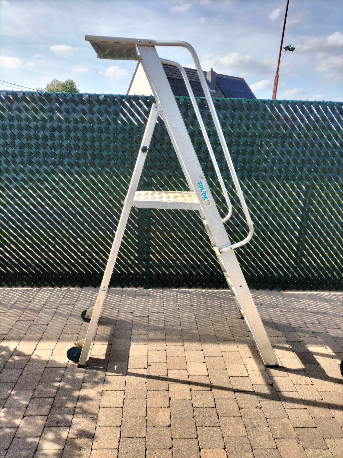 Solide Mobiel Werkplatform (PTP05)5 treden (topstaat), 2 à 4 mètres, Pliable ou rétractable/escamotable, Escalier, Enlèvement