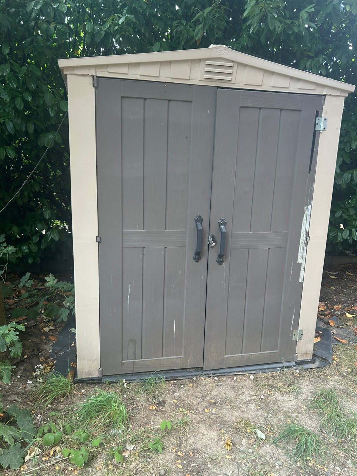 Cabanon de jardin Keter, Jardin & Terrasse, Abris de jardin, Comme neuf, Bois, Enlèvement