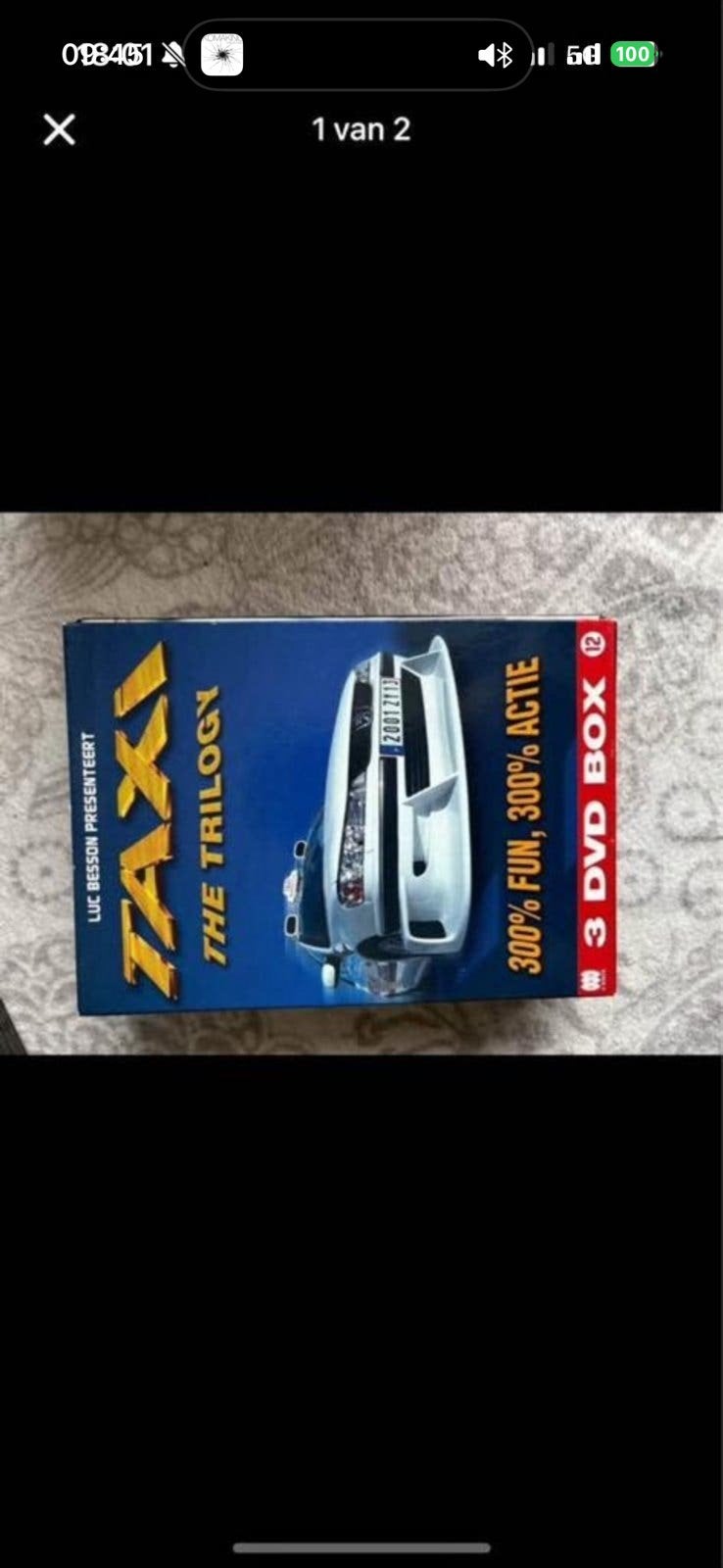 Taxi Dvd box 3 films, Ophalen, Zo goed als nieuw, Actiekomedie