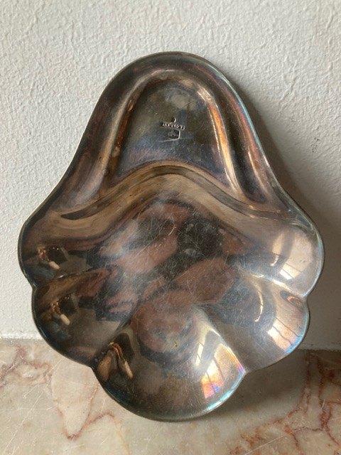 Doopschelp verzilverd met waarmerk (13 cm), Antiquités & Art, Enlèvement ou Envoi