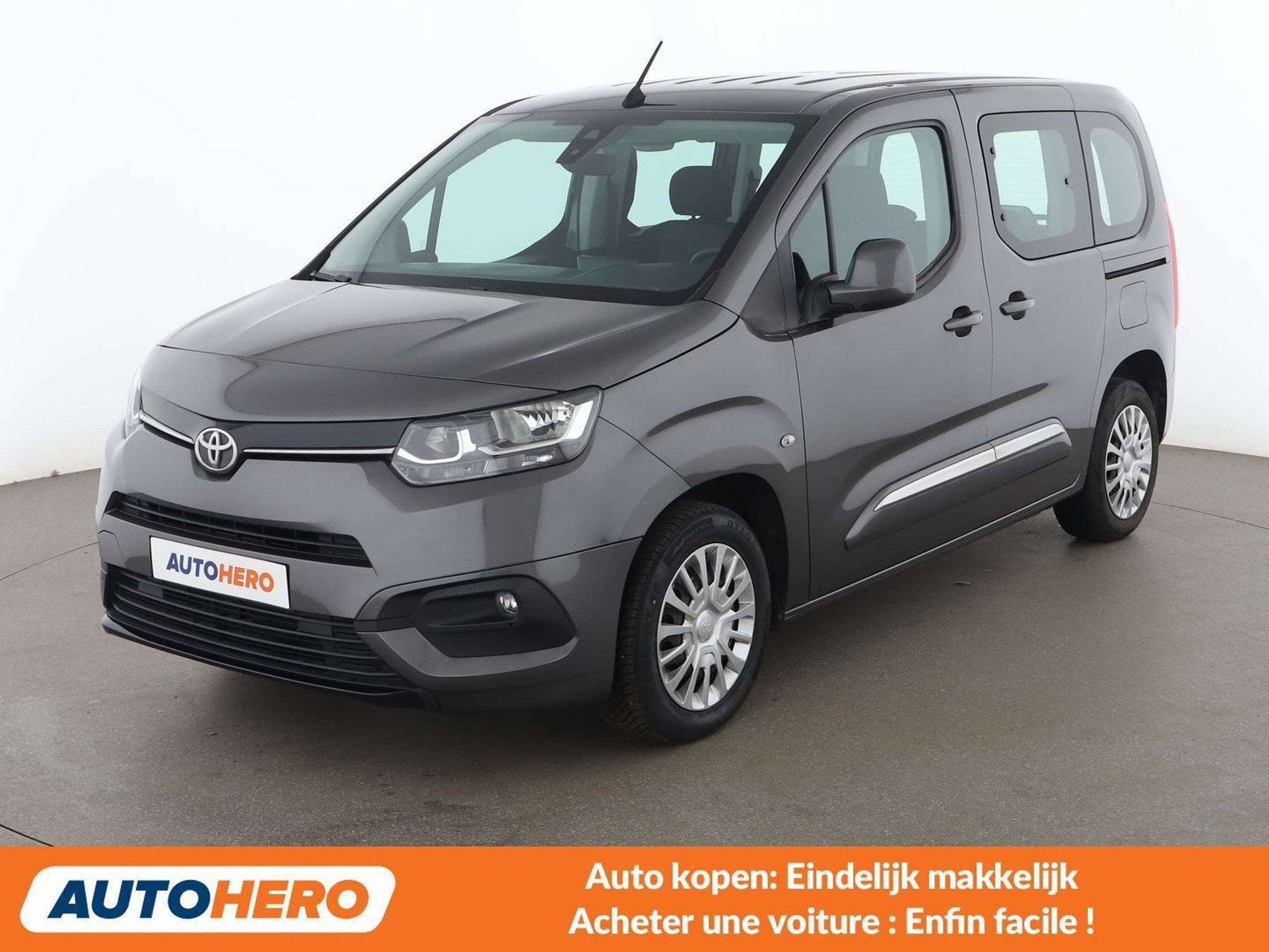 Toyota PROACE CITY 1.2 Turbo L1 Shuttle, Autos, Argent ou Gris, Achat, Euro 6, Autre carrosserie