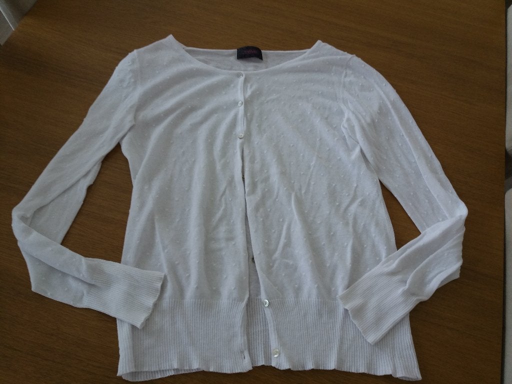 Melvin wit jasje - maat 42 - perfecte staat, Kleding | Dames, Maat 42/44 (L), Ophalen of Verzenden, Zo goed als nieuw, Wit