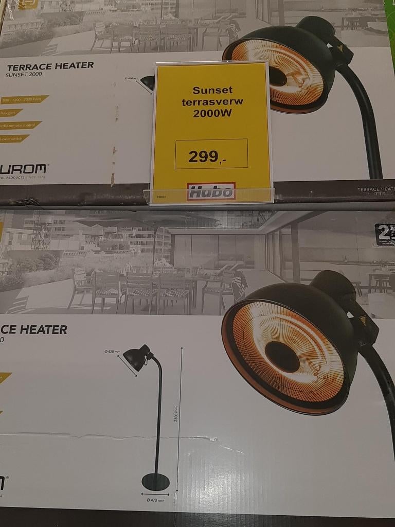 Terrace Heater 2000, 800 watts ou plus, Moins de 60 cm, Comme neuf, Enlèvement