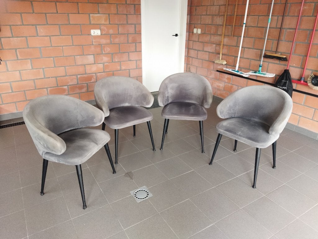 Leuke stoeltjes, Huis en Inrichting, Stoelen, Ophalen, Zo goed als nieuw, Stof, Vier