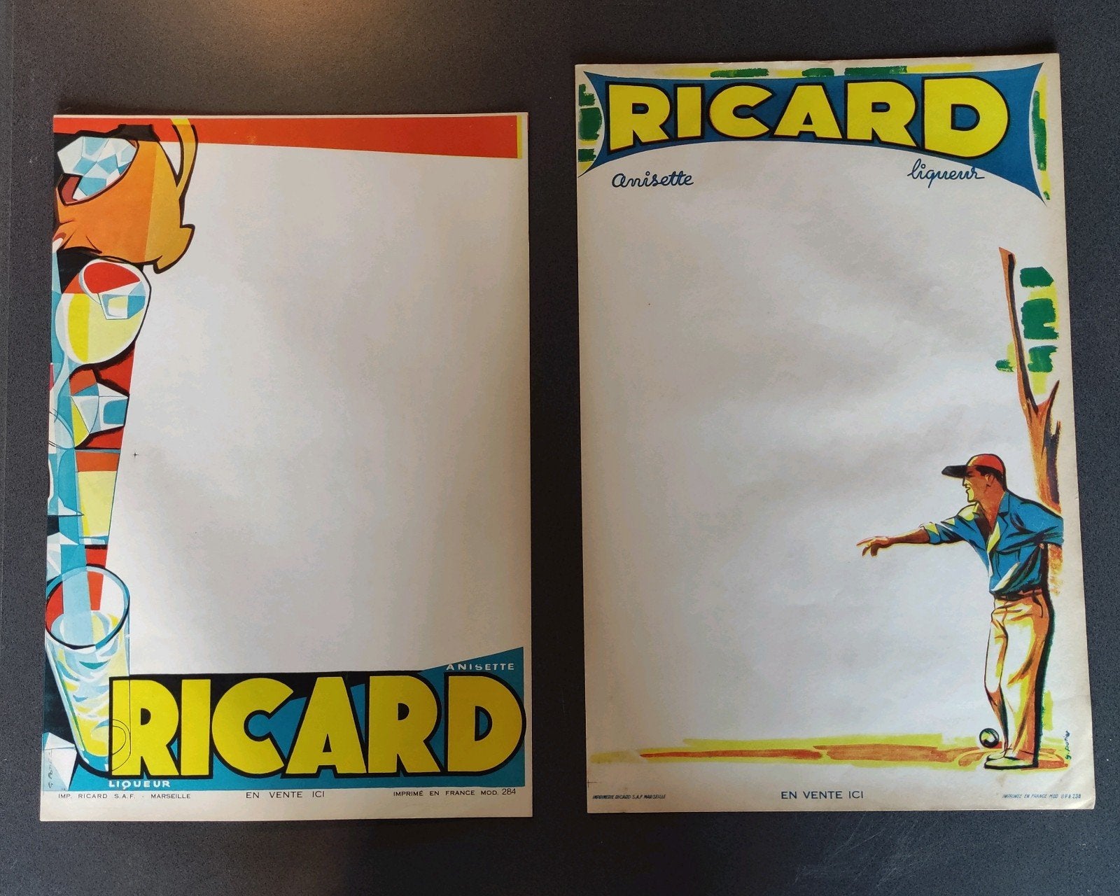 2 VINTAGE RICARD, Verzamelen, Ophalen of Verzenden