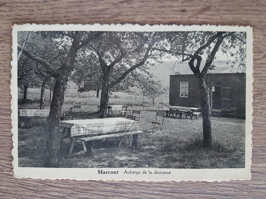 Postkaart Marcour Marcourt Auberge de la Jeunesse, Ophalen of Verzenden, 1940 tot 1960, Ongelopen, Luxemburg