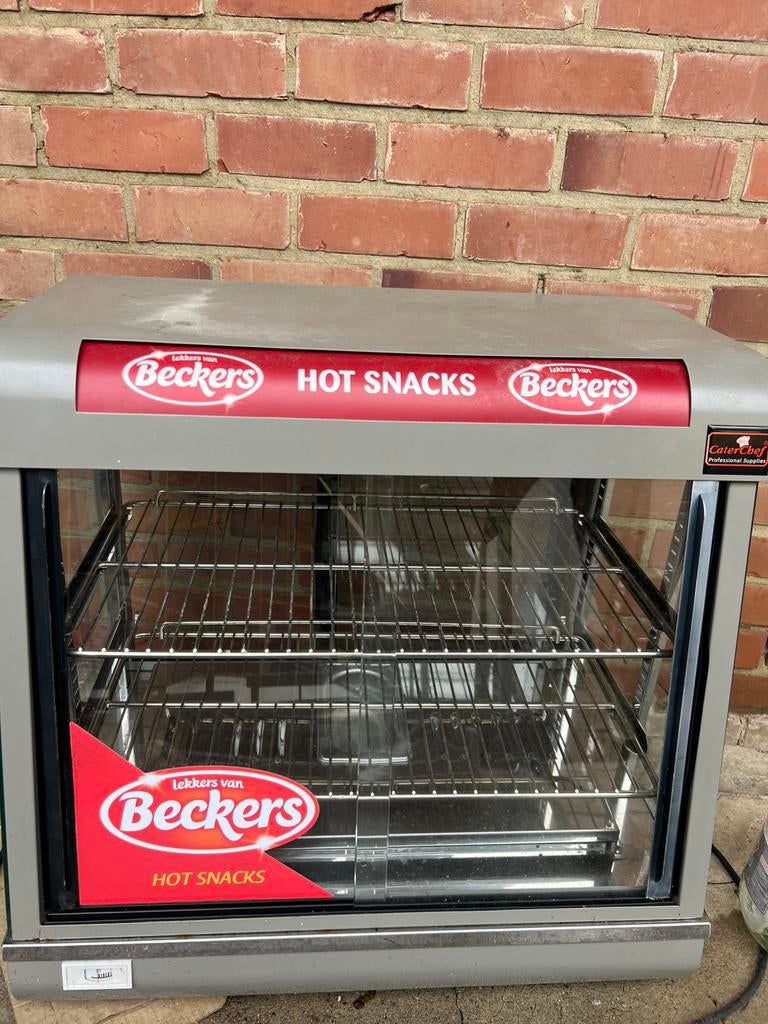 Snack vitrine / Warmhoudkast Beckers, Zakelijke goederen, Ophalen, Gebruikt, Bakkerij en Slagerij