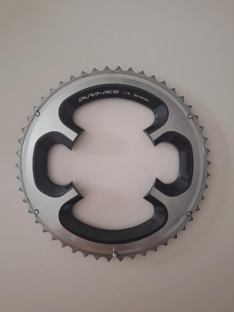 Shimano Dura Ace tandwiel 50T, Crankstel of Pedalen, Gebruikt, Ophalen of Verzenden, Aluminium