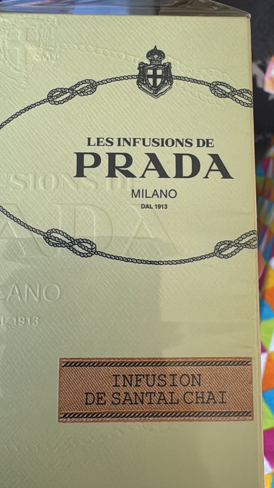 Parfum PRADA Les Infusions Infusion de Santal Chai 100mlNEUF, Enlèvement, Comme neuf