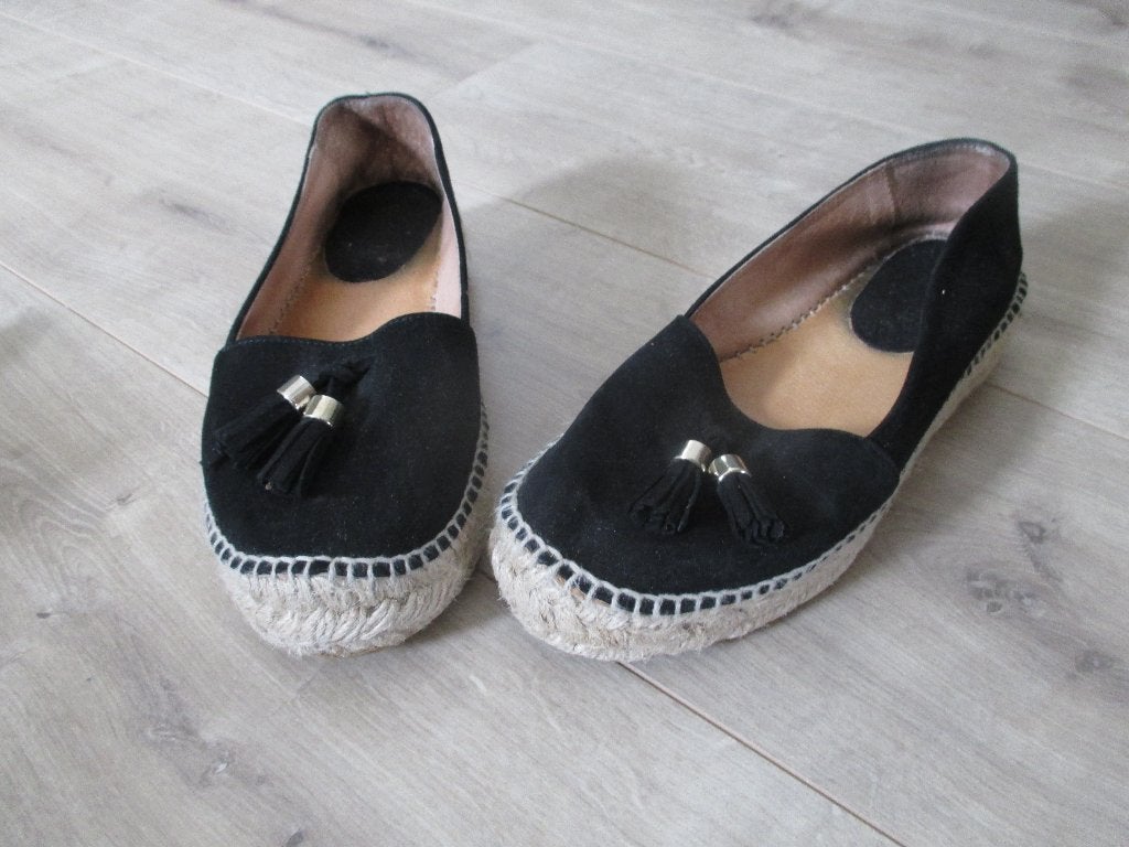 espadrilles Minelli 38, Ophalen, Espadrilles, Zwart, Zo goed als nieuw