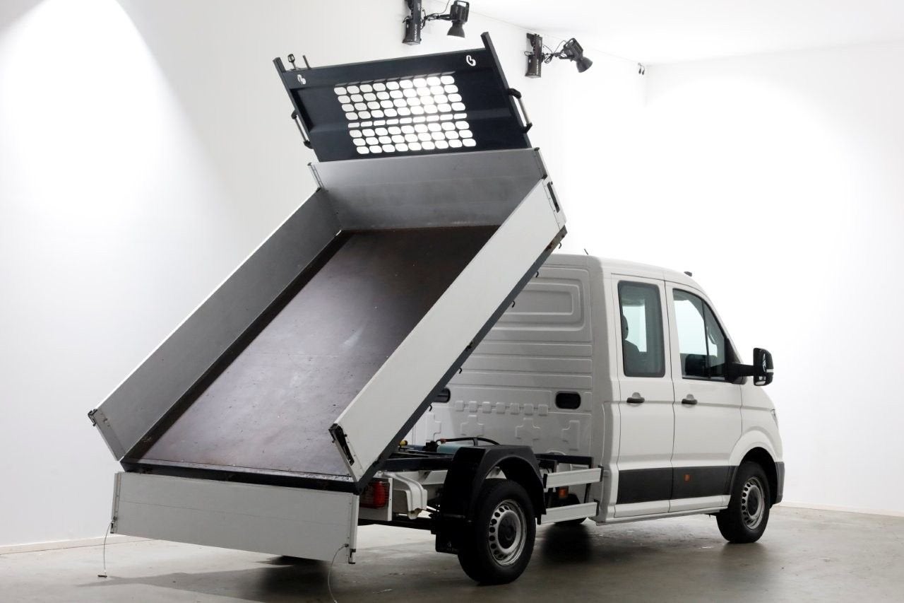 Volkswagen Crafter 35 2.0 TDI E6 L2H1 D.C. Van den Born Kipp, Auto's, Wit, Bedrijf, Onderhoudsboekje, Te koop