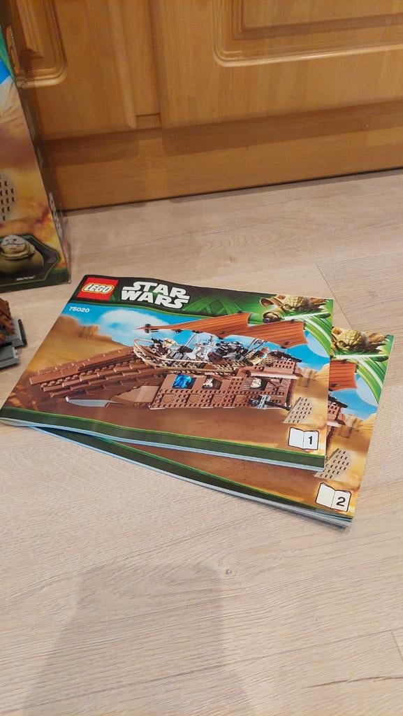Lego Jabba's zeilschip 75020, Kinderen en Baby's, Speelgoed | Duplo en Lego, Zo goed als nieuw, Lego, Complete set, Compleet, Star Wars