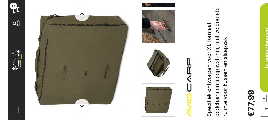 Vissersbed, campingbed, Ophalen, Nieuw, Overige typen