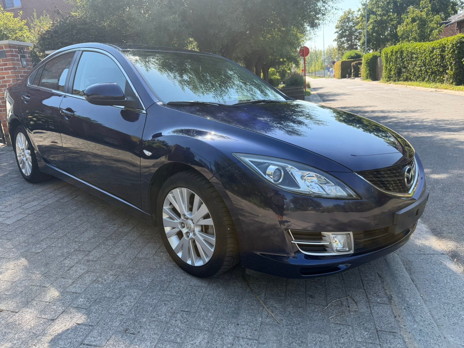 Mazda6  1.8 Benzine 2009 Gekeurd Voor Verkoop, Achat, Boîte manuelle, Noir, 5 portes