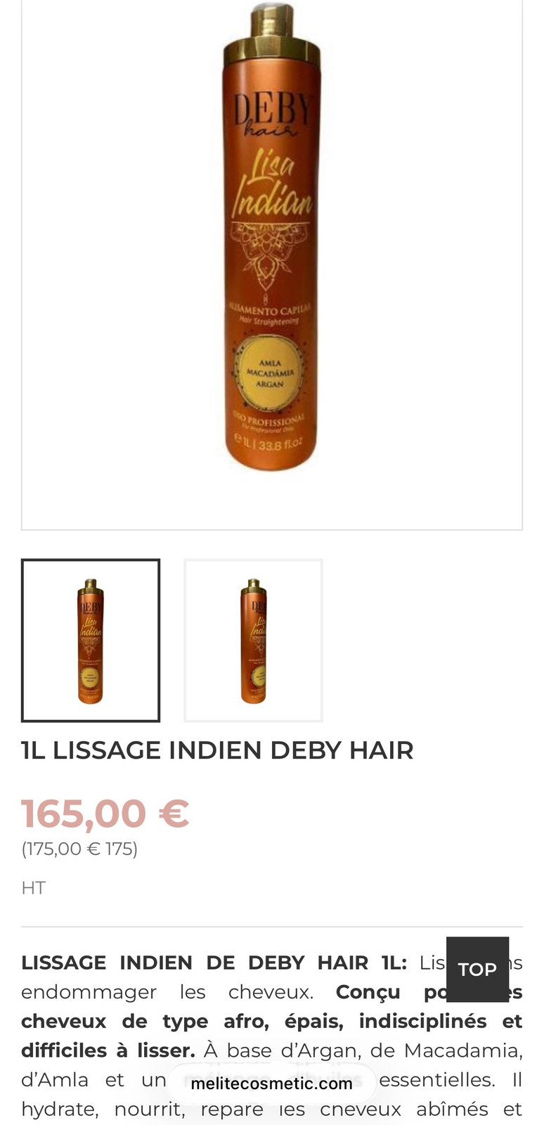 Deby Hair Lisa Indiase stijltang 1L, Handtassen en Accessoires, Uiterlijk | Parfum, Nieuw, Verzenden