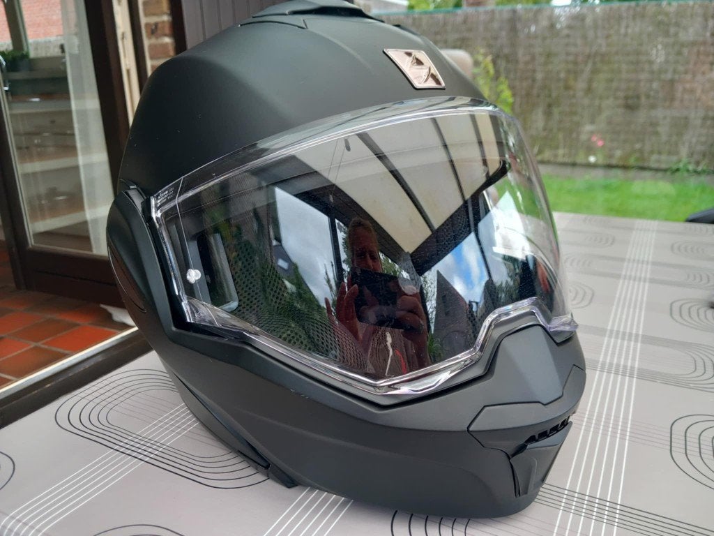 Helm scorpion exo tech maat: xs nieuwstaat!, XS, Systeemhelm, Tweedehands, Ophalen