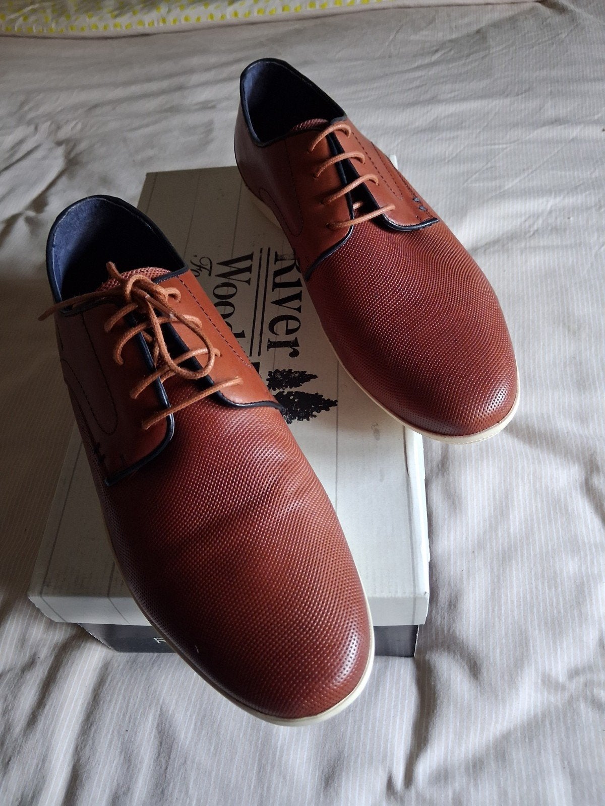 Chaussures River Woods pour homme, Neuf, Chaussures à lacets, Brun, River Woods