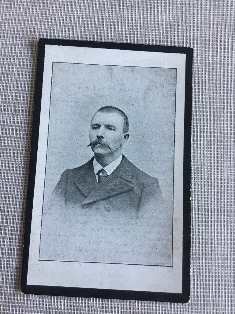 Le soldat Hofman Stekene tué a Charleroi 1917 WOI, Collections, Envoi, Image pieuse
