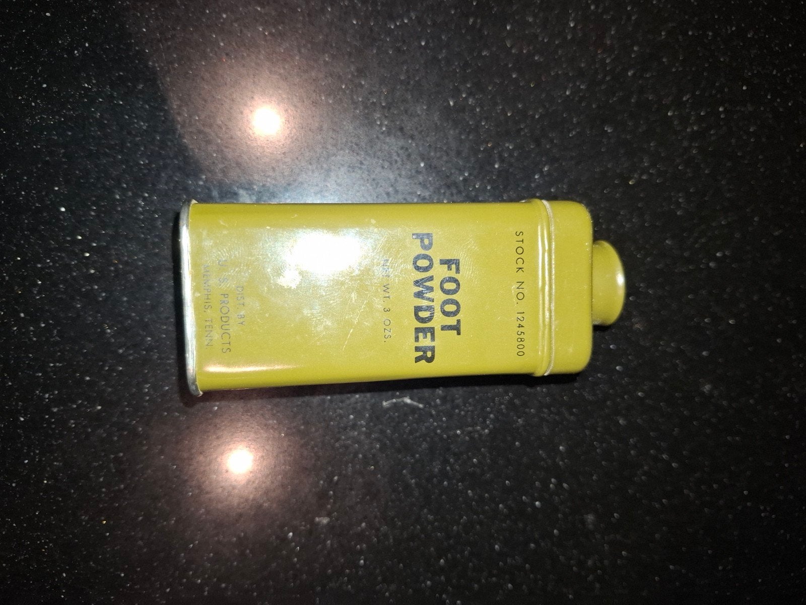Boîte à poudre pour les pieds de la Seconde Guerre mondiale, Enlèvement ou Envoi