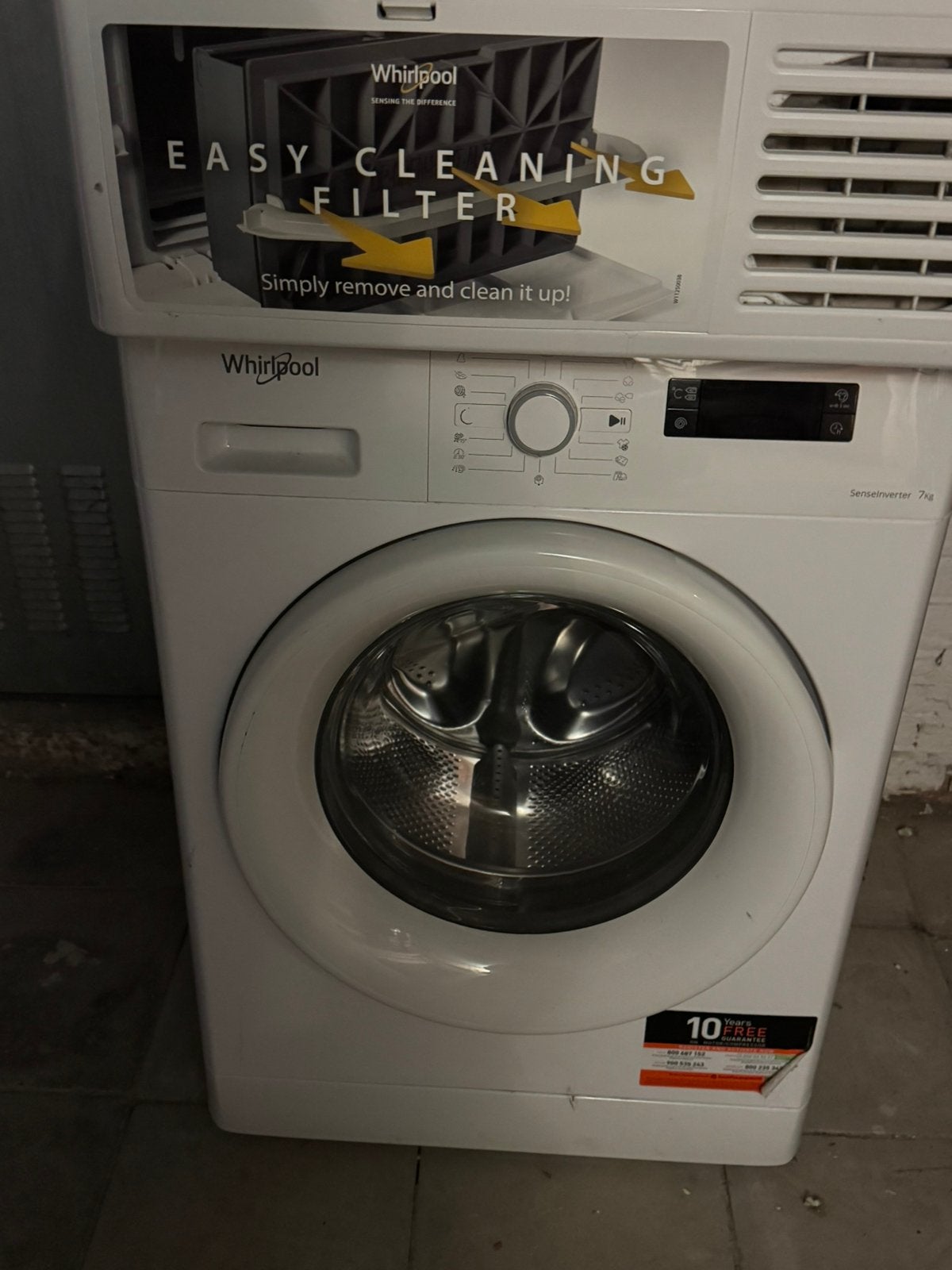 Droogkast en wasmachine whirlpool, Elektronische apparatuur, 6 tot 8 kg, Ophalen, Gebruikt, Handwasprogramma
